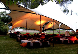 Carpa estirable, adaptable y personalizable en distintas medidas